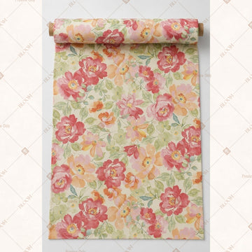 Pastel Rose Garden Fabric Roll Pack of 25