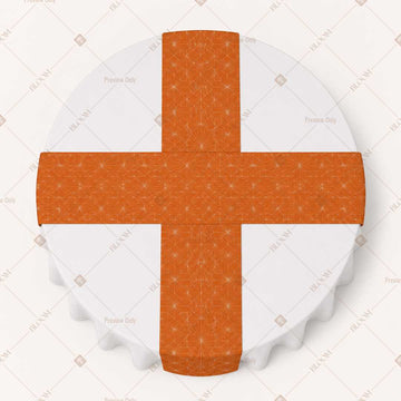 Orange Solid Table Runner Pack Of 12