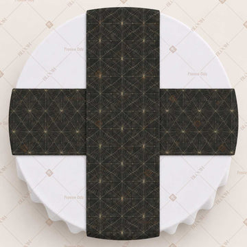 Black Diamond Luxe Table Runner Pack Of 12