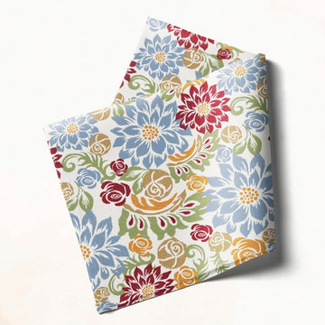 Multicolor Festive Floral: Napkins 18" X 18" - Pack Of 20