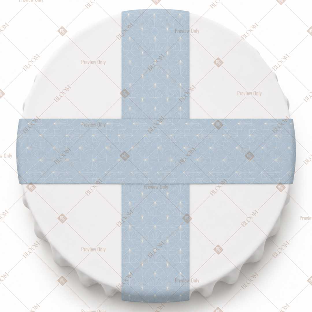 Baby Blue Solid Table Runner Pack Of 12