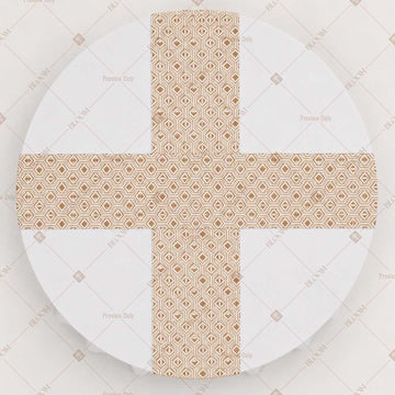 Peach Diamond Trellis Table Runner Pack Of 12