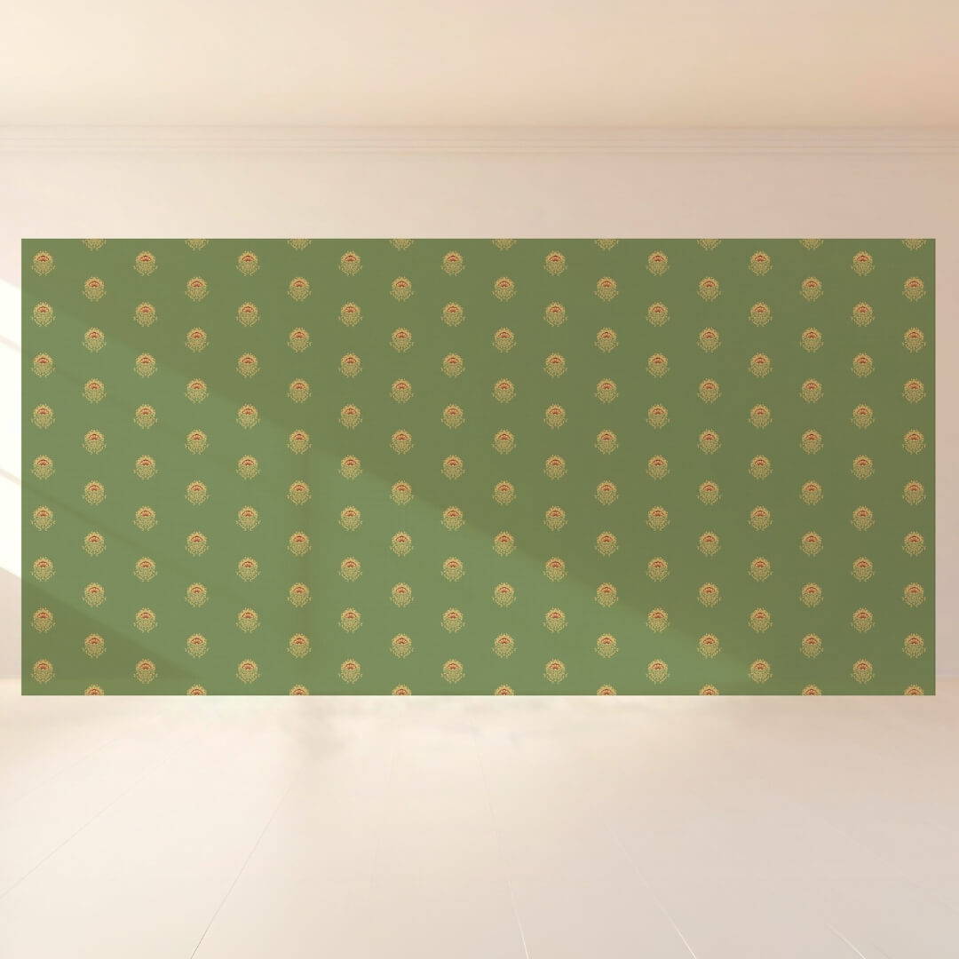 Olive Bloom Motif: Backdrop - wide