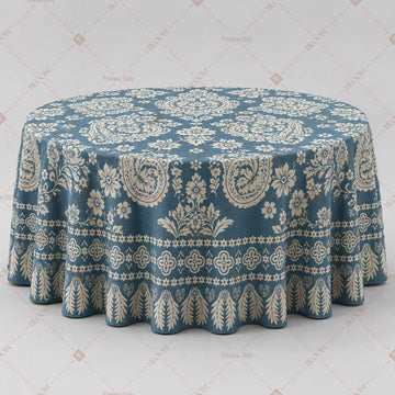 Blue Ornamental Medallion Table Cover Pack Of 6