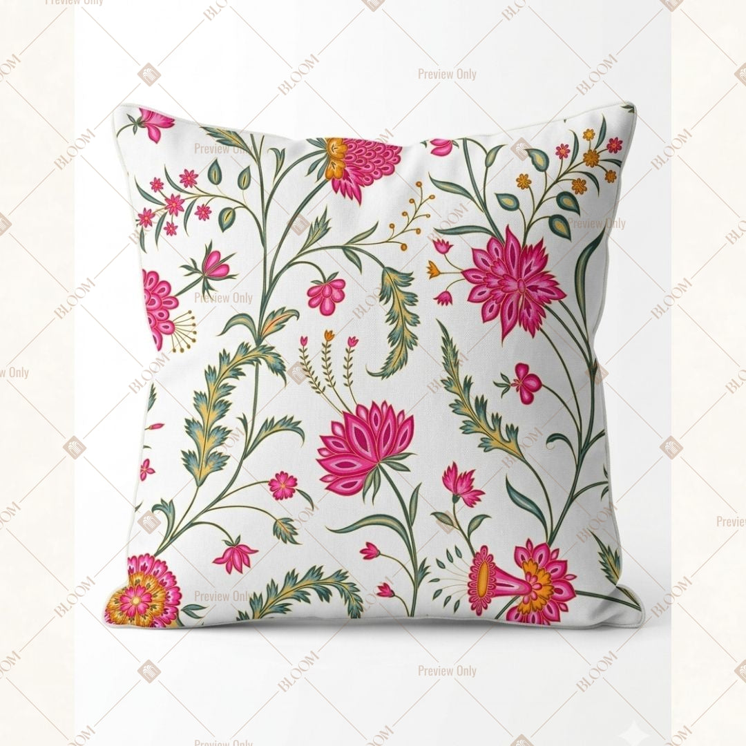 Pink Wildflower Cushion Cover Pack of 12