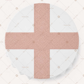 Blush Pink Solid Table Runner Pack Of 12