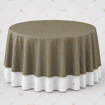 Neutral Linen Texture Table Overlay Pack of 6