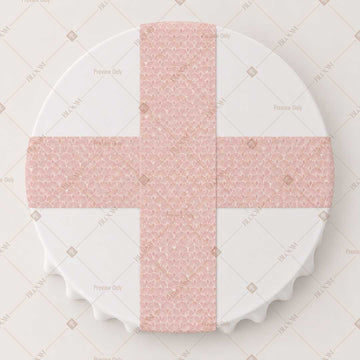Blush Pink Solid Table Runner Pack Of 12