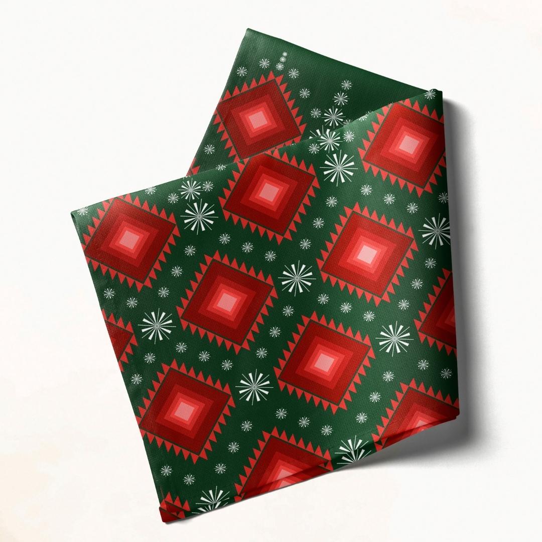 Red Diamond Festive: Napkins 18" X 18" - Pack Of 20