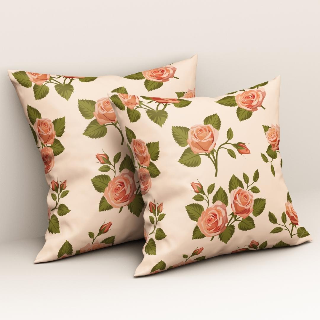 Blush Rose Bouquet: Cushion Cover - Pack of 12
