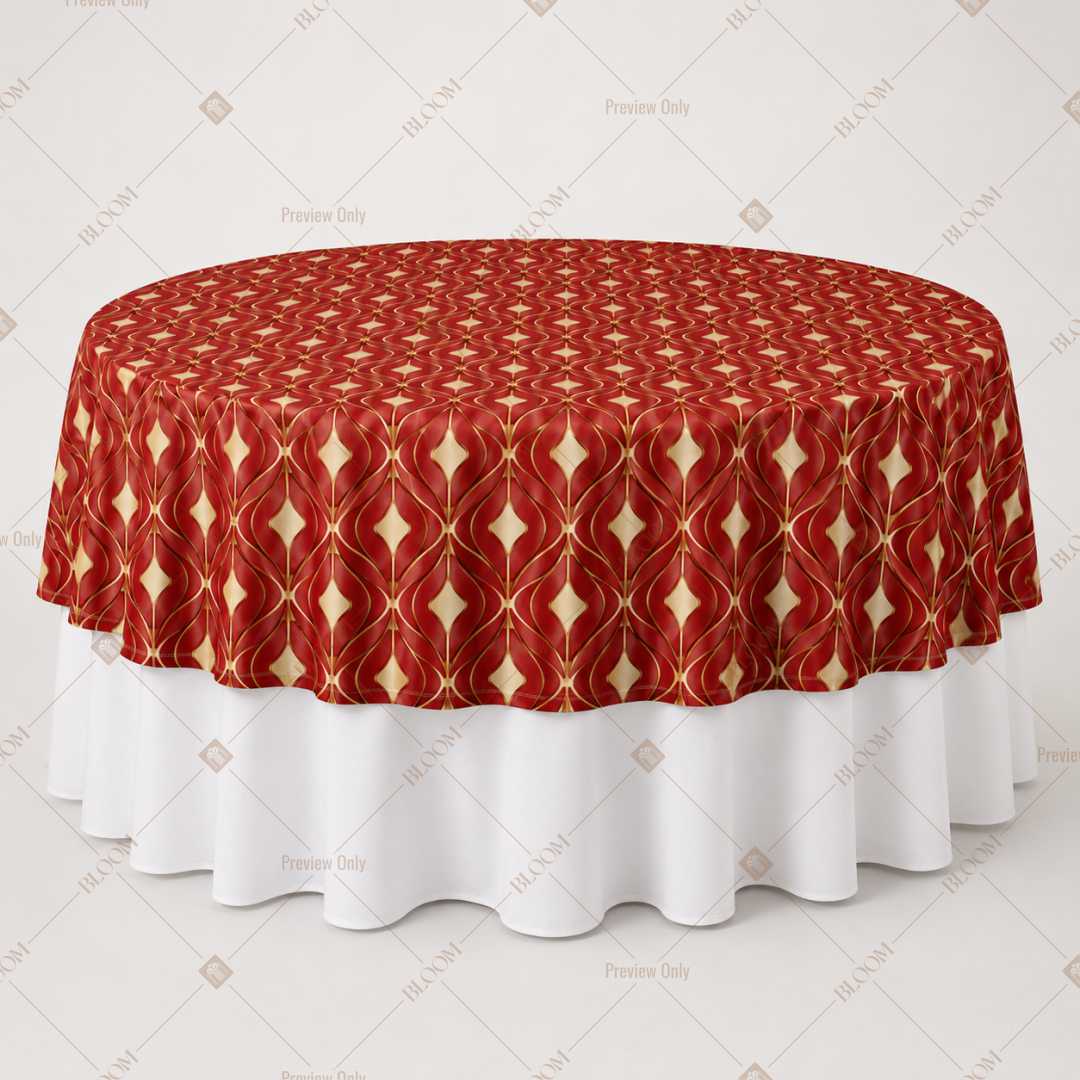 Terracotta Luxe Medallion Table Overlay Pack of 6