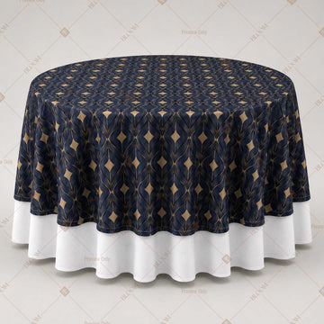 Midnight Blue Royal Table Overlay Pack of 6