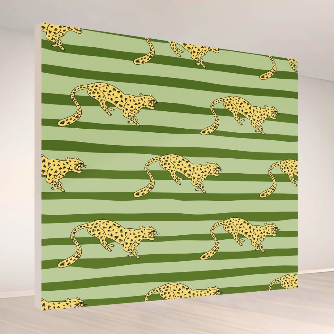 Wild Safari Leap: Backdrop - square