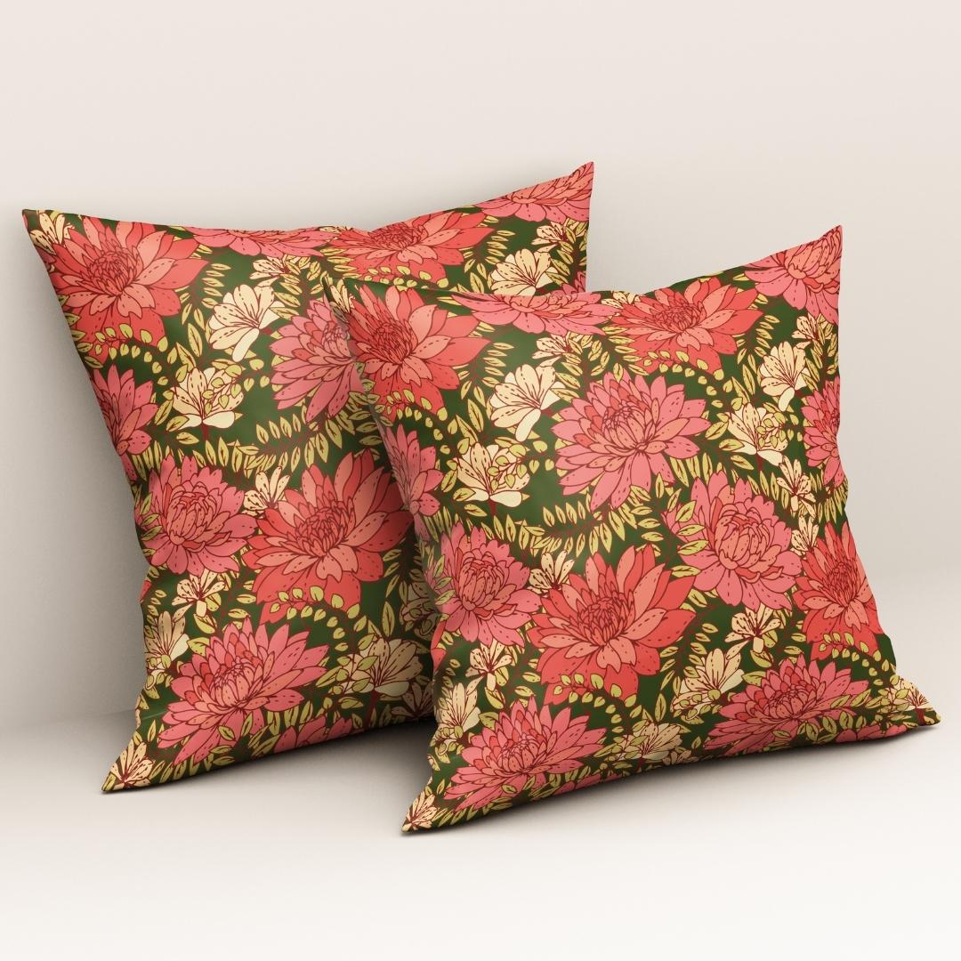 Blossom Garden Charm: Cushion Cover - Pack of 12