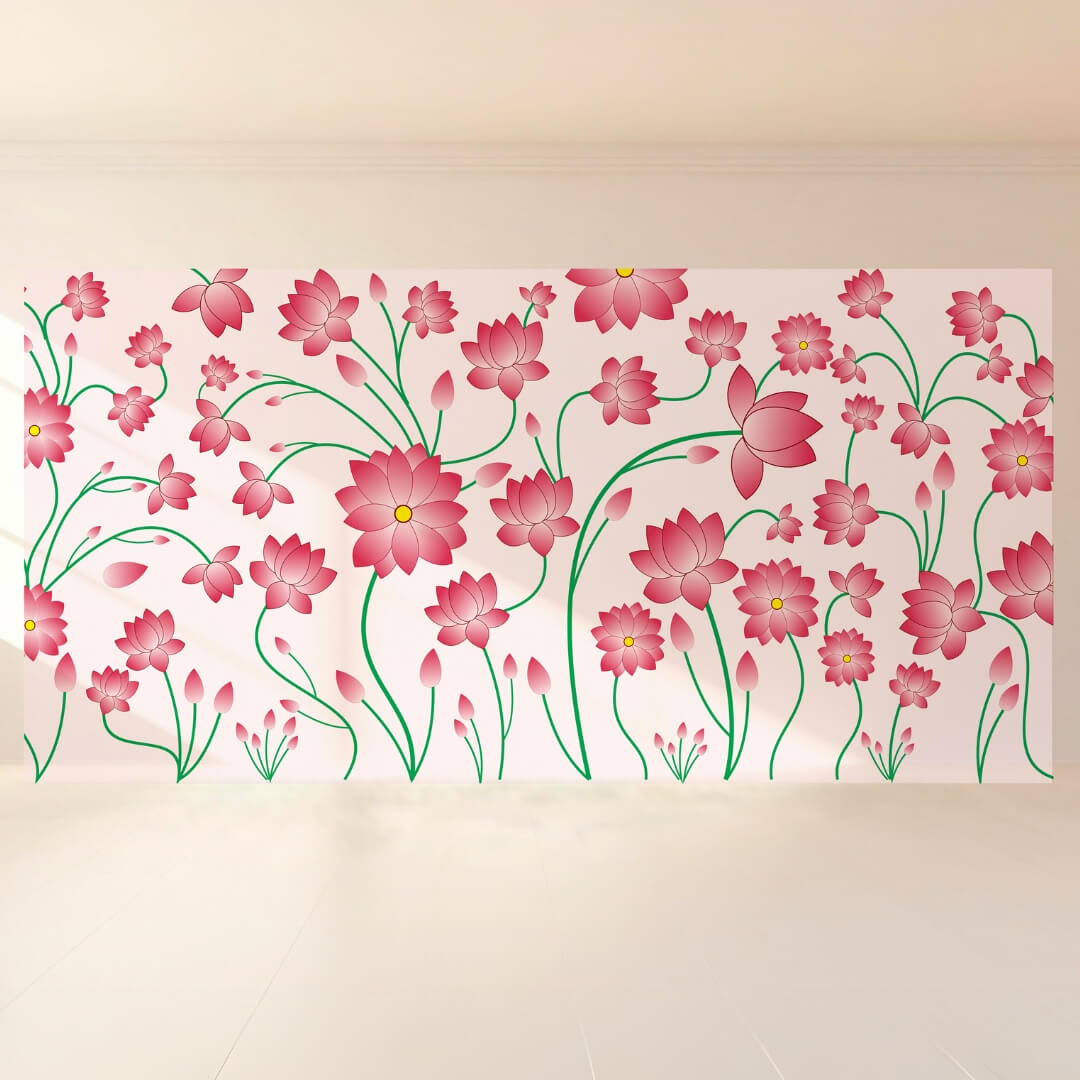 Blush Blossom Delight: Backdrop - wide