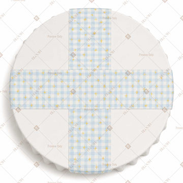 Baby Blue Stripe Table Runner Pack Of 12
