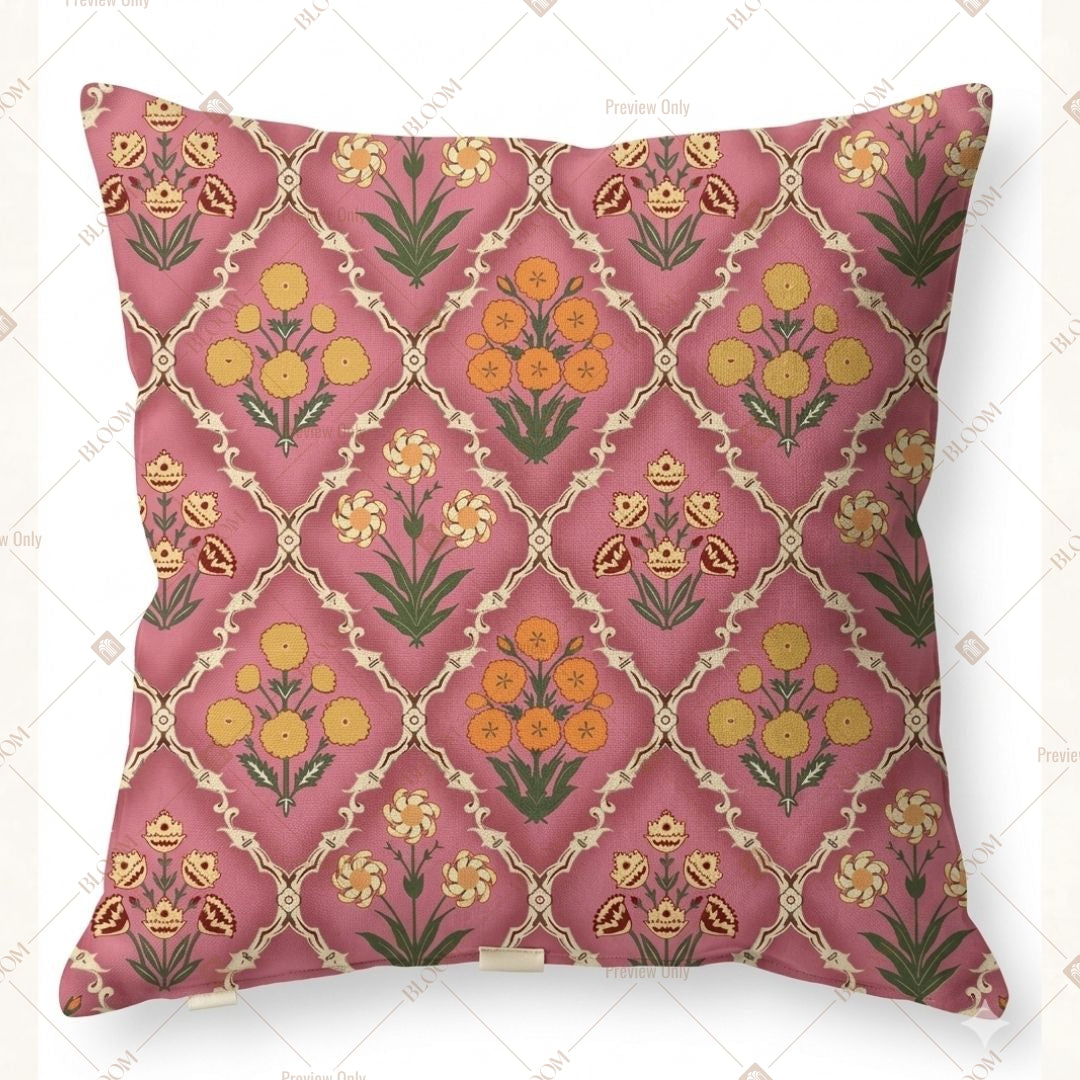 Royal Mughal Geometric Cushion Cover Pack of 12