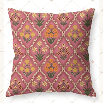 Royal Mughal Geometric Cushion Cover Pack of 12