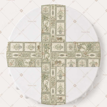 Vintage Architectural Table Runner Pack Of 12