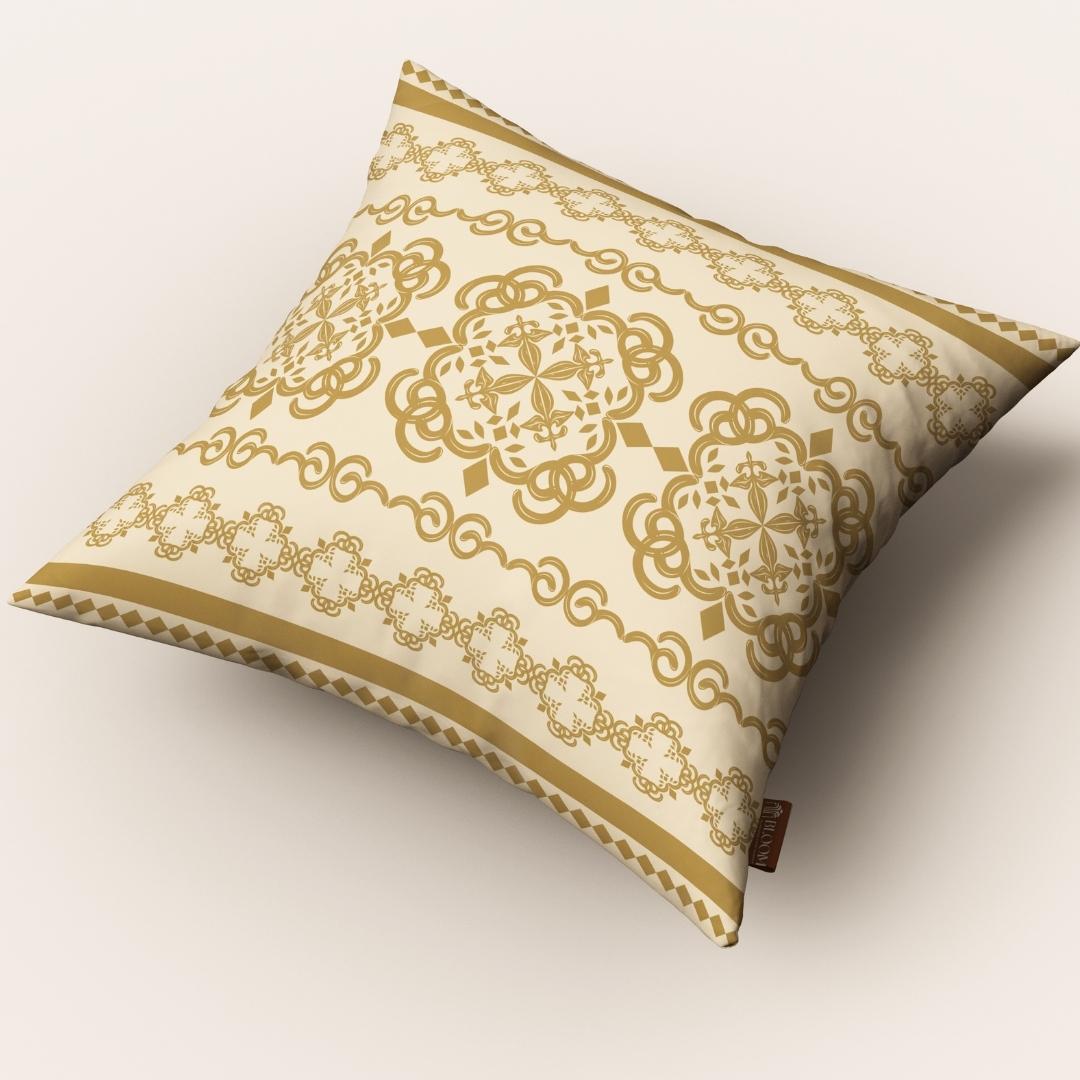 Golden Regal Motif: Cushion Cover - Pack of 12