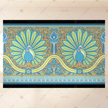 Royal Blue Mandala Portrait Rectangle Backdrop
