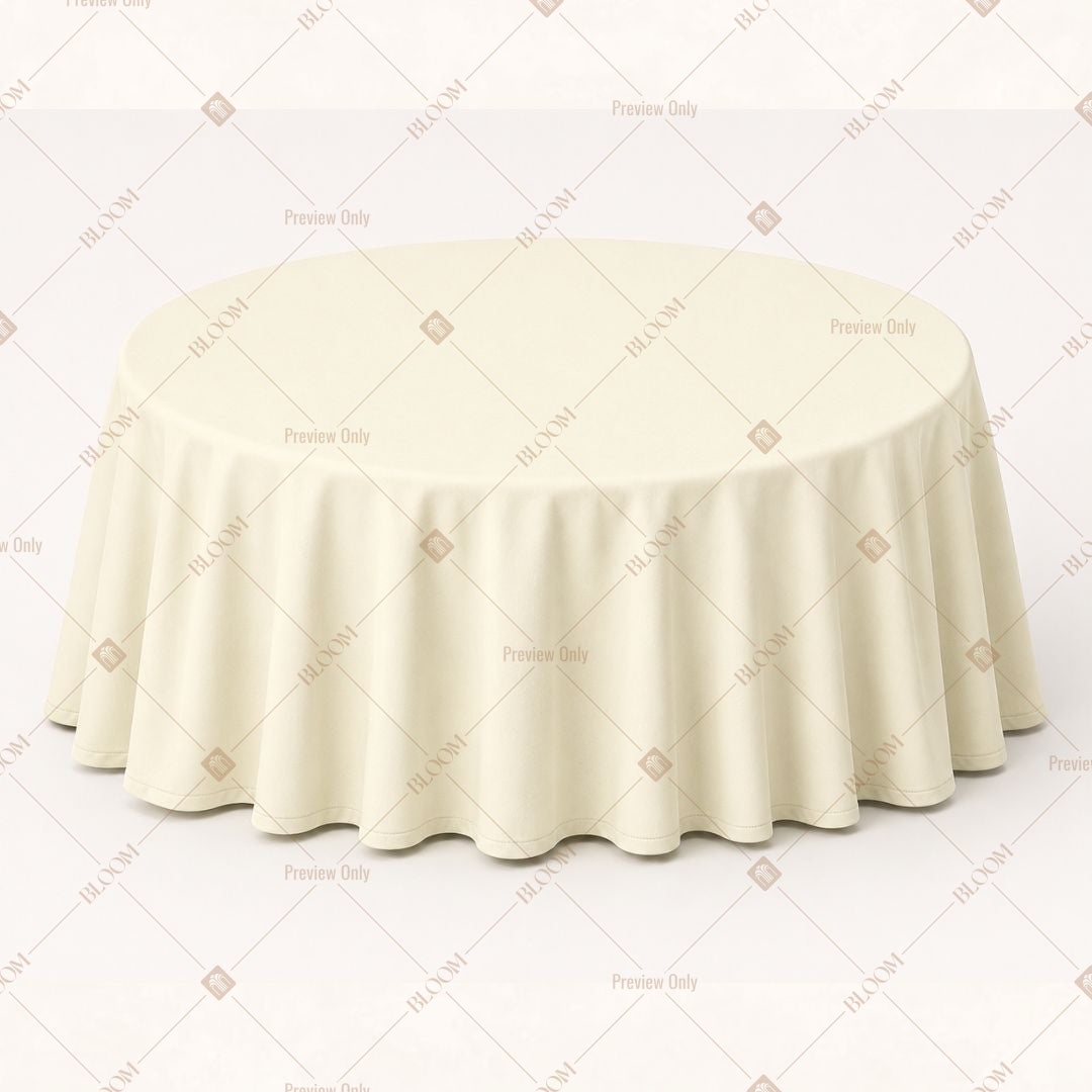 Ivory Table Cover Pack Of 6