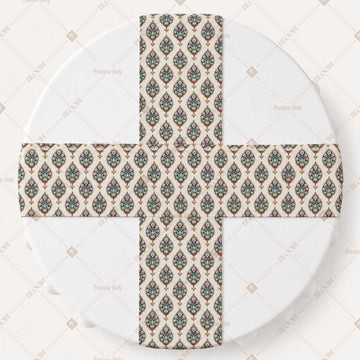 Grey Diamond Trellis Table Runner Pack Of 12
