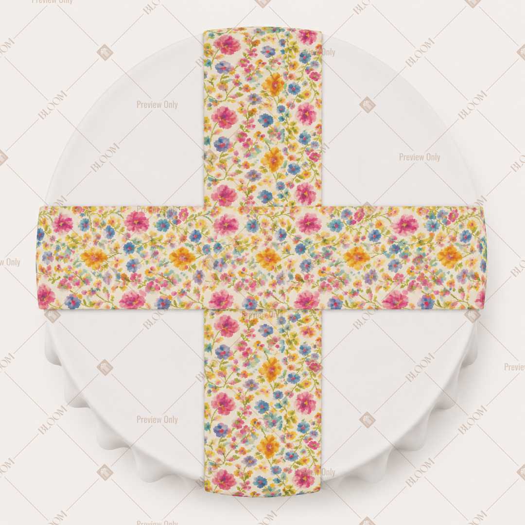 Confetti Floral Table Runner Pack Of 12