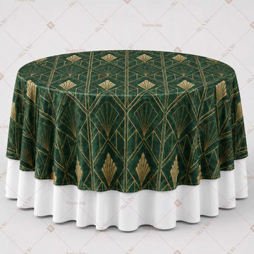 Emerald Diamond Luxe Table Overlay Pack of 6