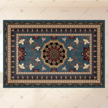 Vintage Persian Rug Portrait Rectangle Backdrop