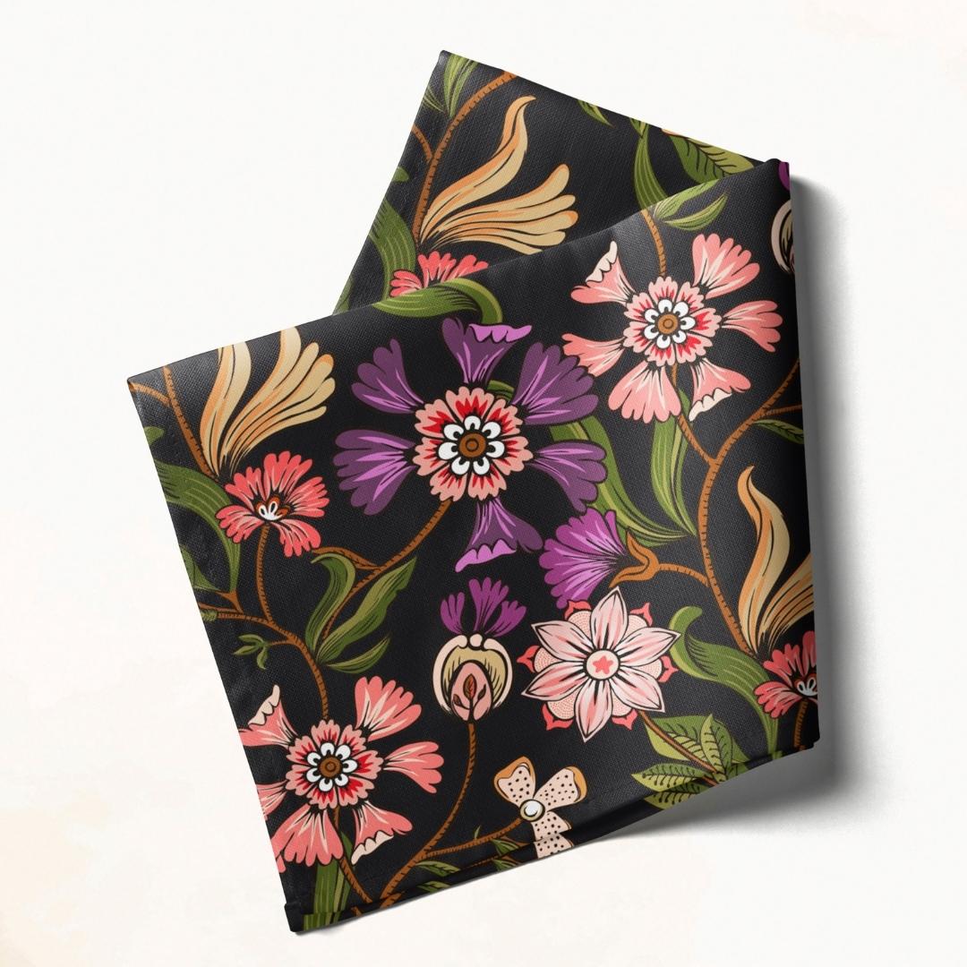 Midnight Garden Whimsy: Napkins 18" X 18" - Pack Of 20