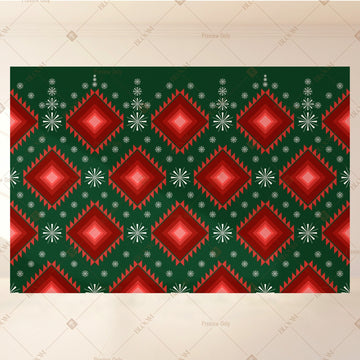 Royal Diamond Geometric Portrait Rectangle Backdrop