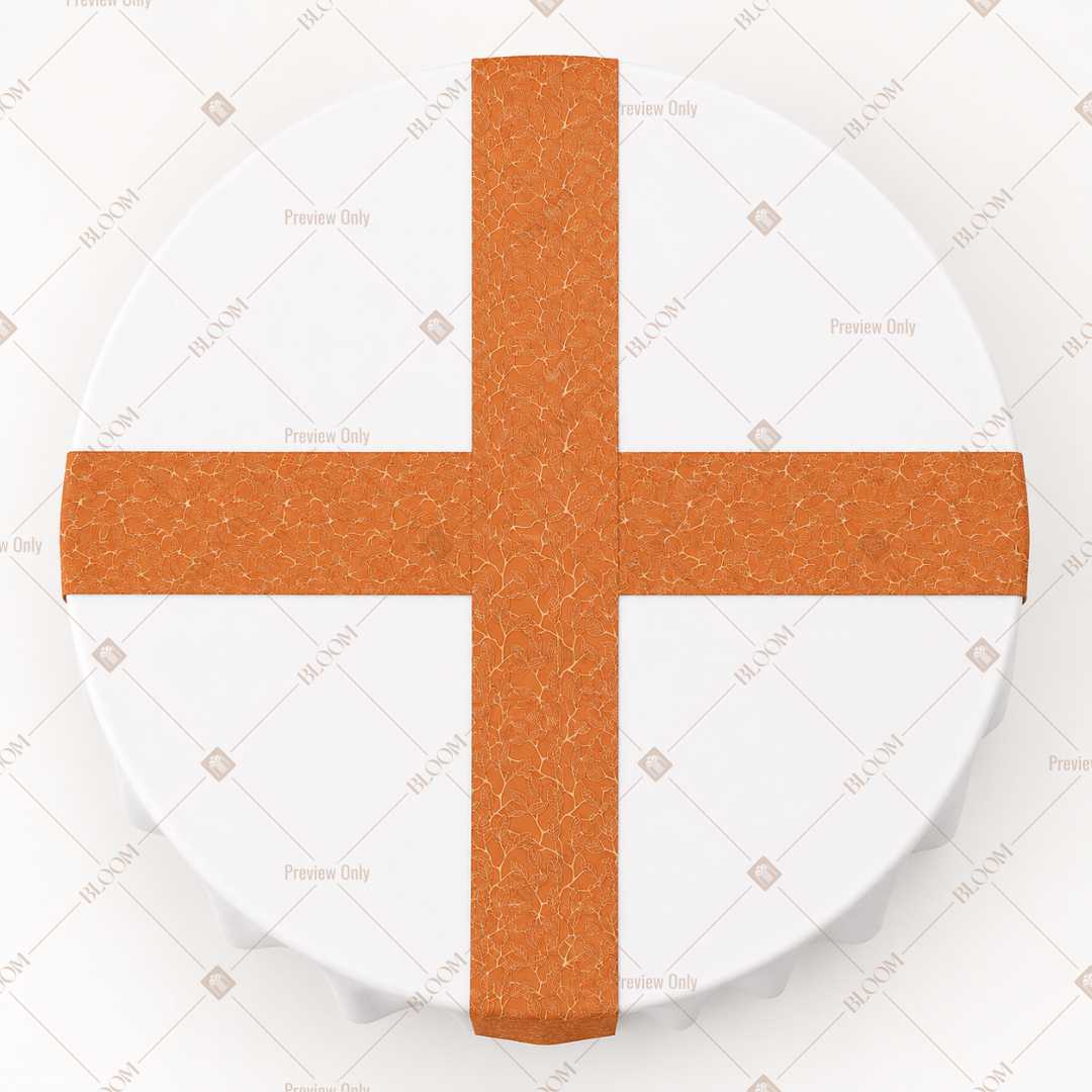 Orange Stripe Table Runner Pack Of 12
