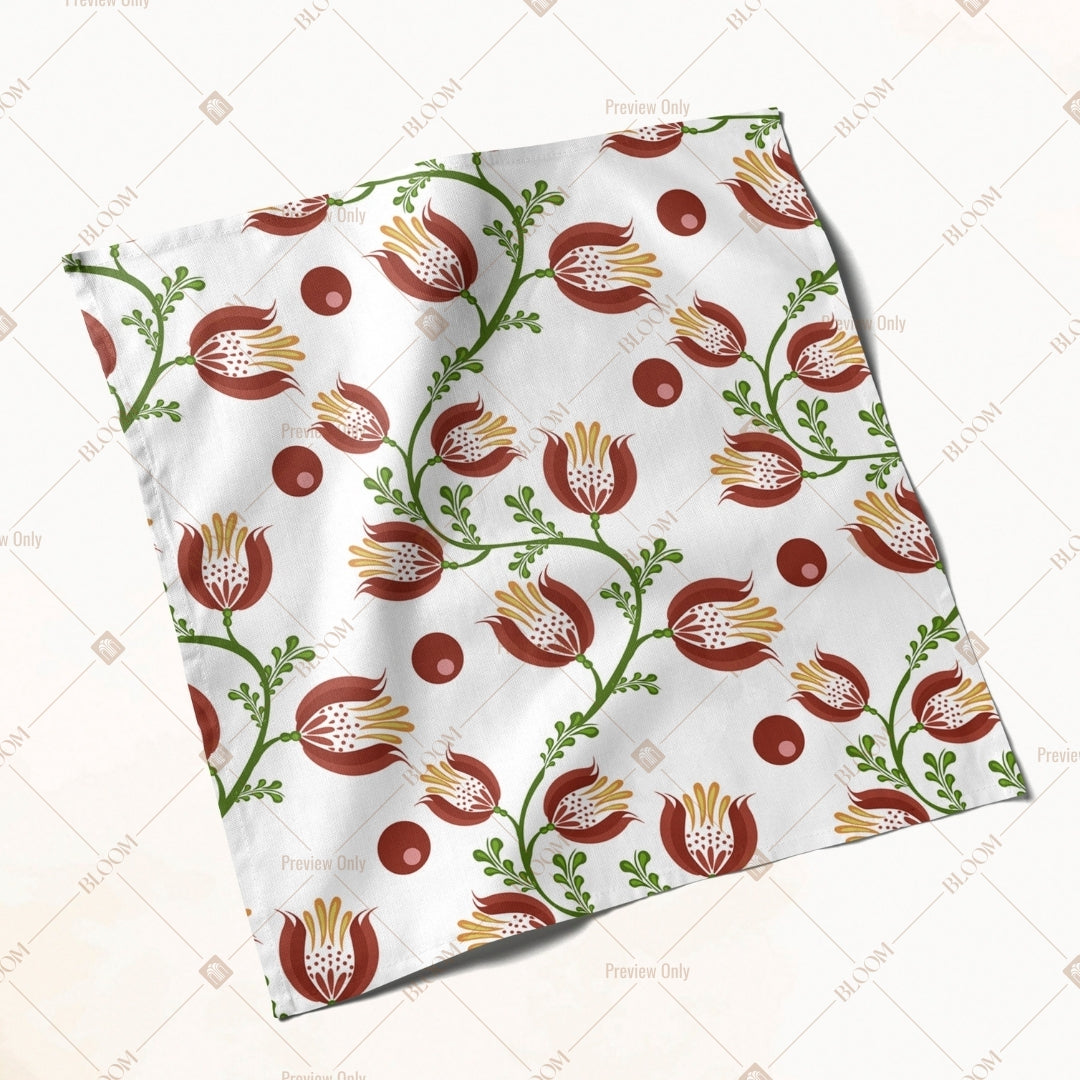 Floral Berry Pattern Napkin Pack of 20