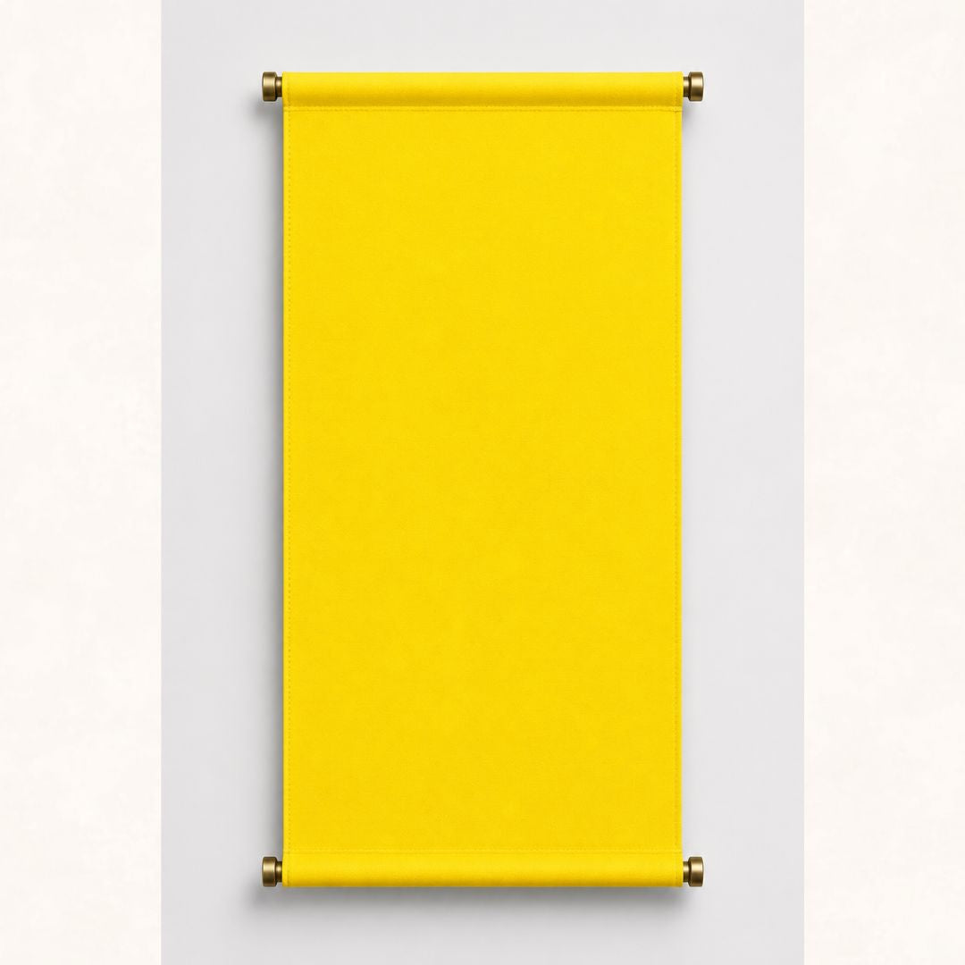 LEMON YELLOW HANGING SCROLLS