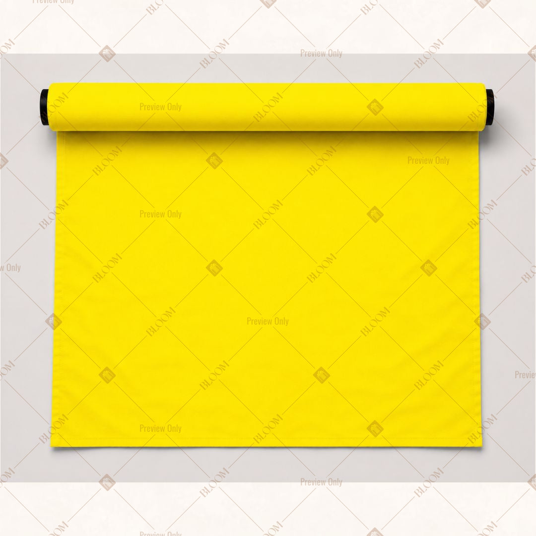 Lemon Yellow Fabric Roll Pack of 25