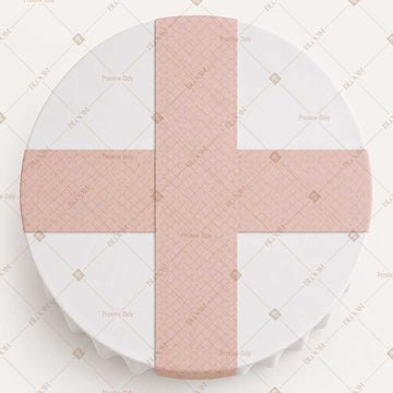 Blush Pink Solid Table Runner Pack Of 12
