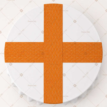 Solid Orange Table Runner Pack Of 12