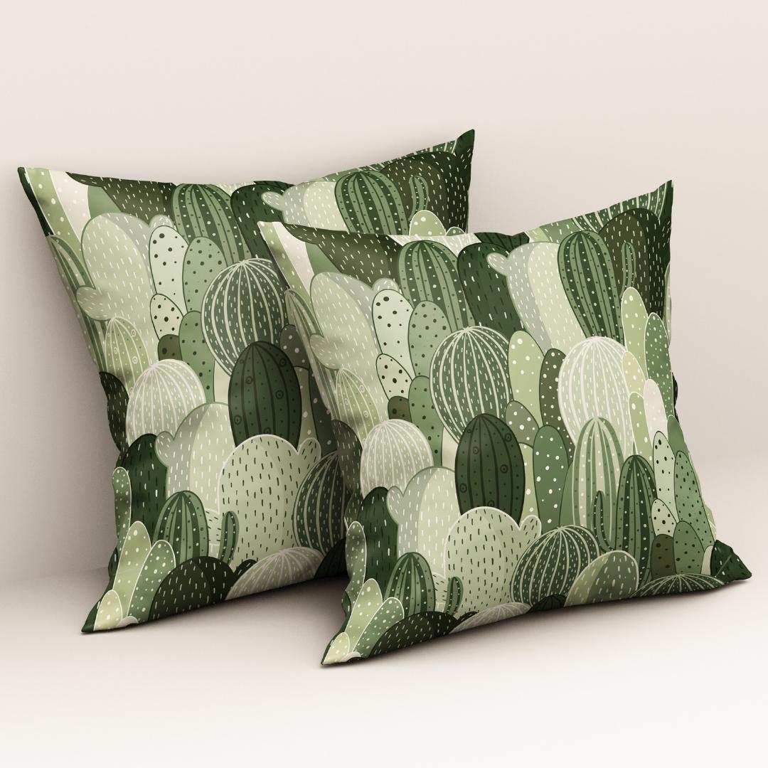 Cactus Garden Charm: Cushion Cover - Pack of 12