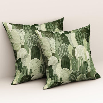 Cactus Garden Charm: Cushion Cover - Pack of 12