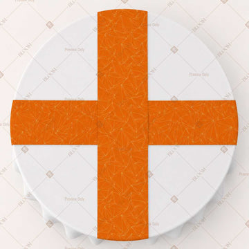 Solid Orange Table Runner Pack Of 12