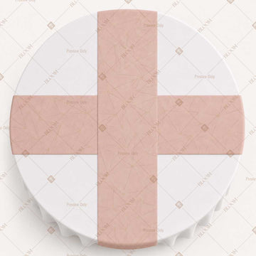 Blush Pink Solid Table Runner Pack Of 12