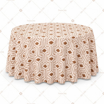 Peach Mini Motif Table Cover Pack Of 6