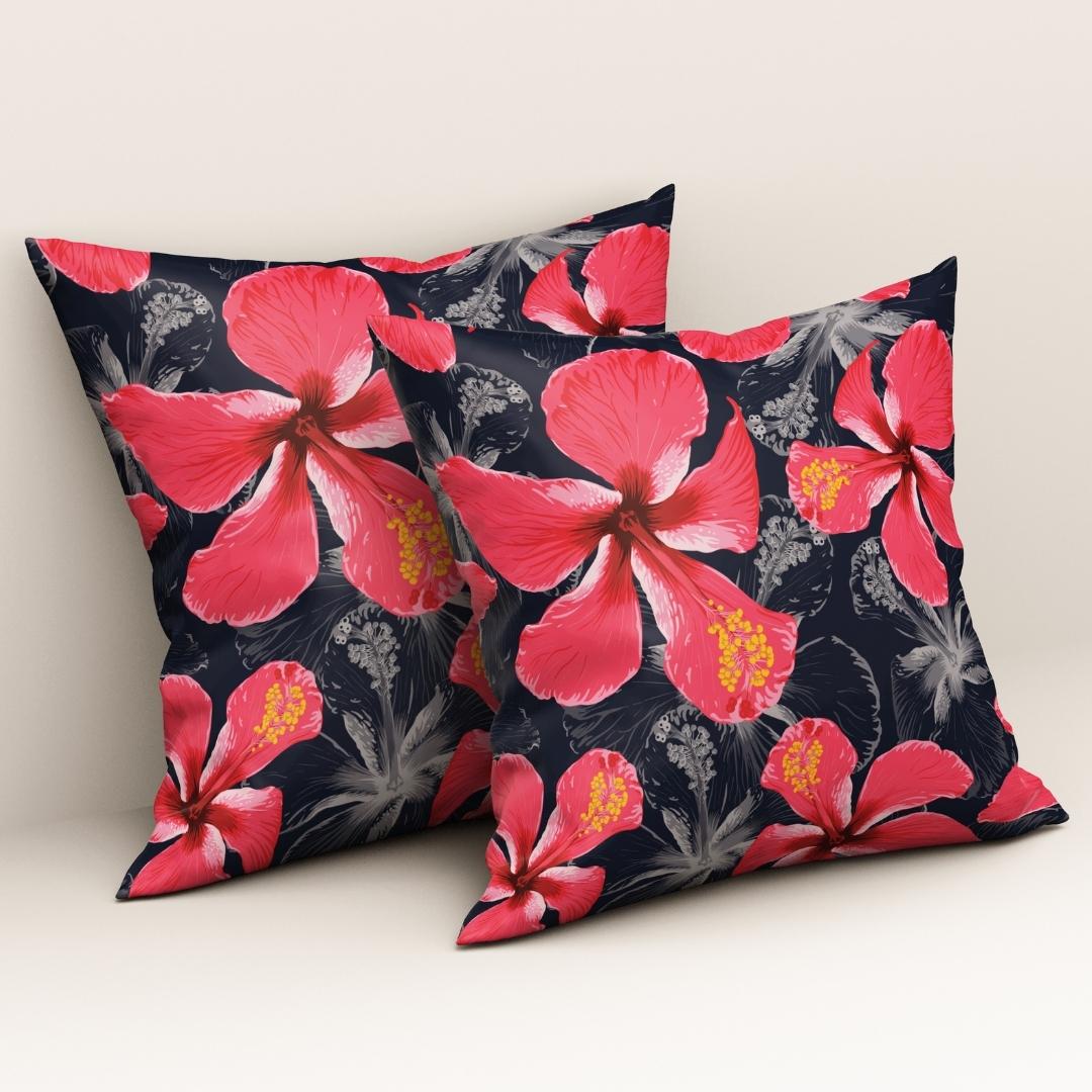 Hibiscus Passion: Cushion Cover - Pack of 12