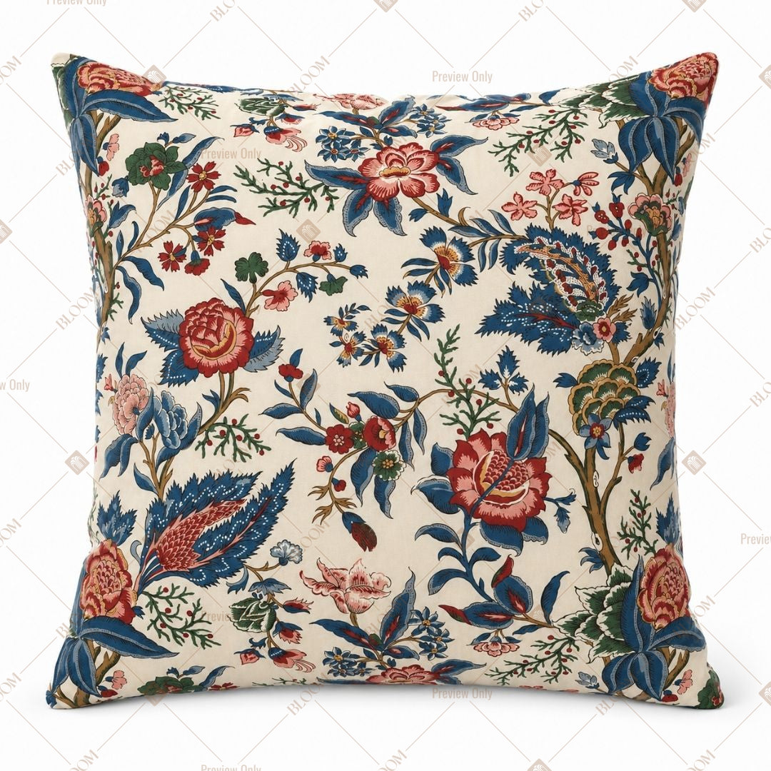 Vintage Bird Botanical Cushion Cover Pack of 12