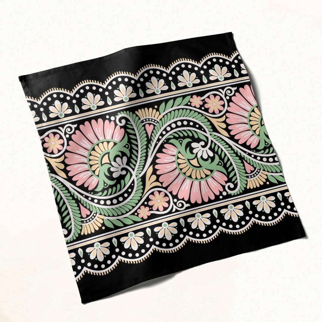 Pastel Regal Scroll: Napkins 18" X 18" - Pack Of 20