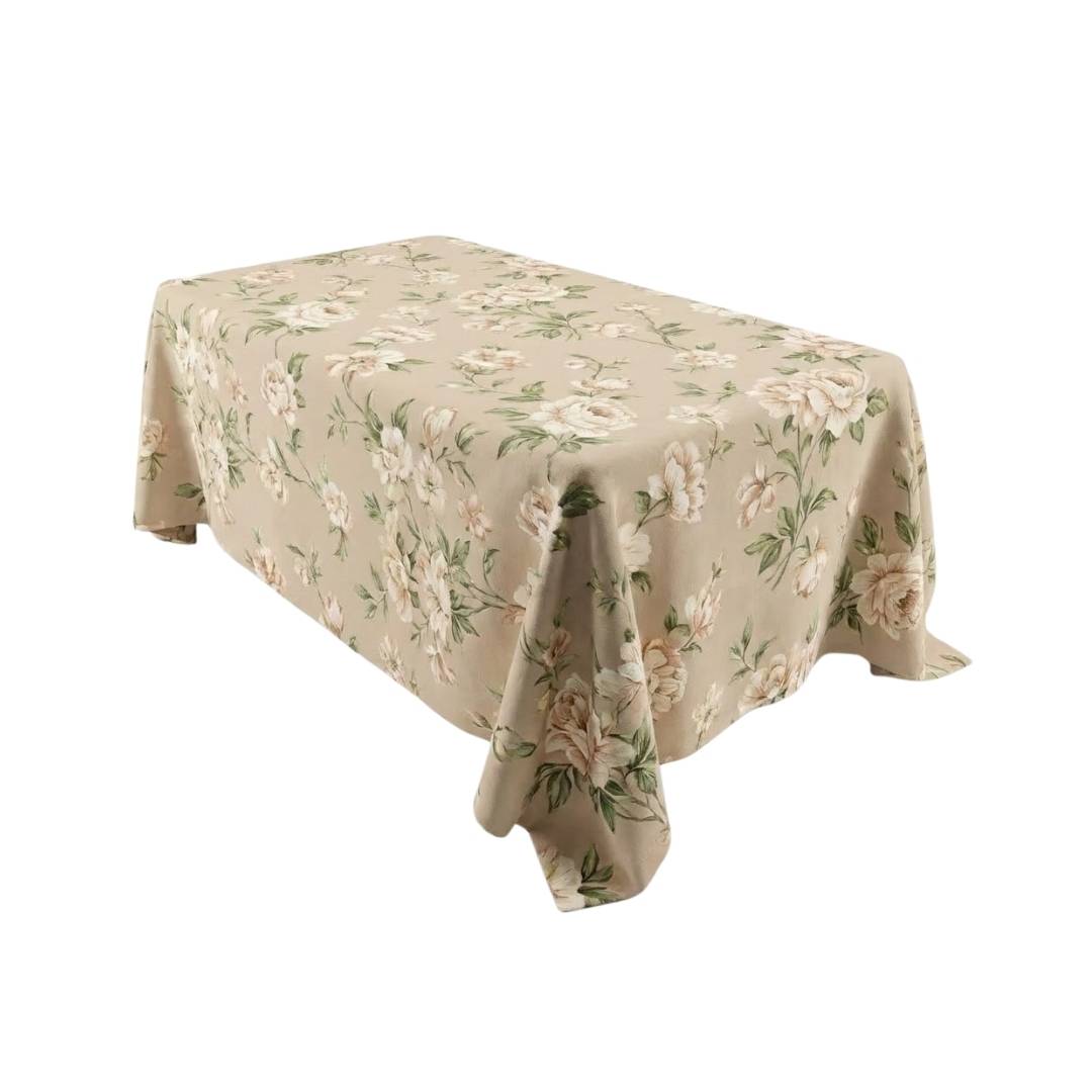 Beige Magnolia Classic Rectangle Table Cover - Pack Of 6