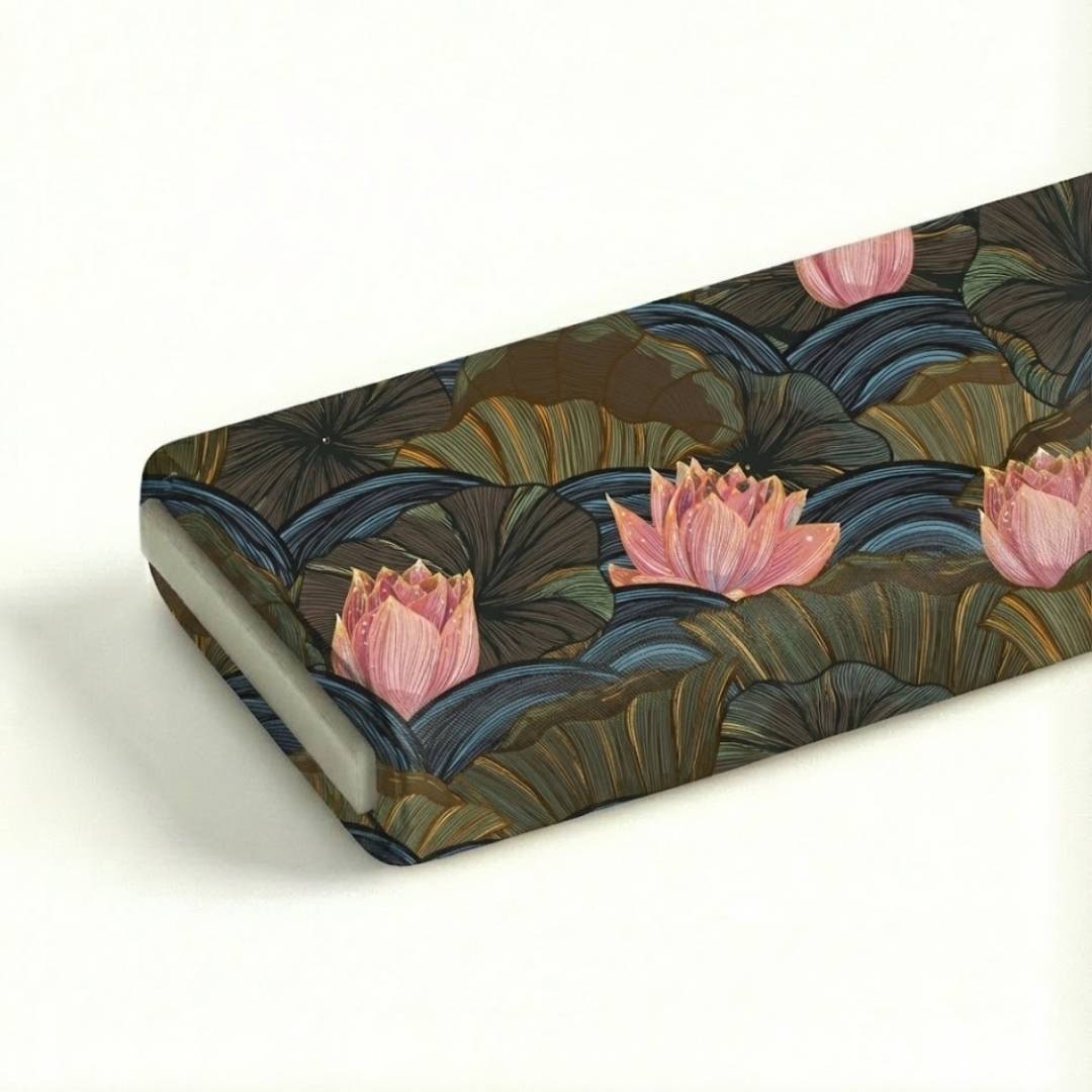 Classic Regal Lotus Fabric Roll
