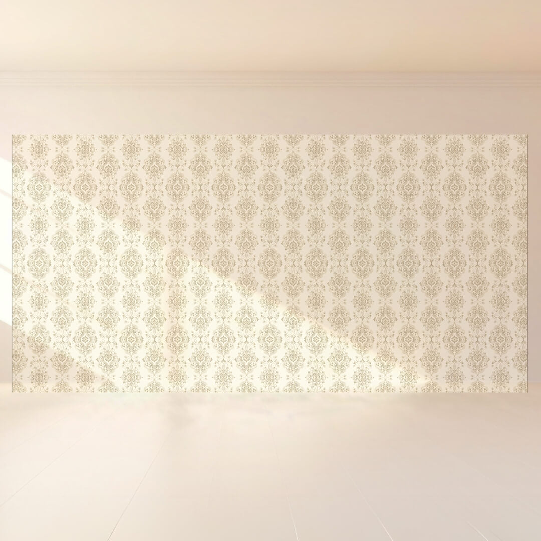 Ivory Damask Grace: Backdrop - wide