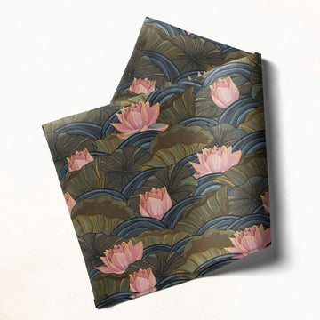 Dark Lotus Pond: Napkins 18" X 18" - Pack Of 20